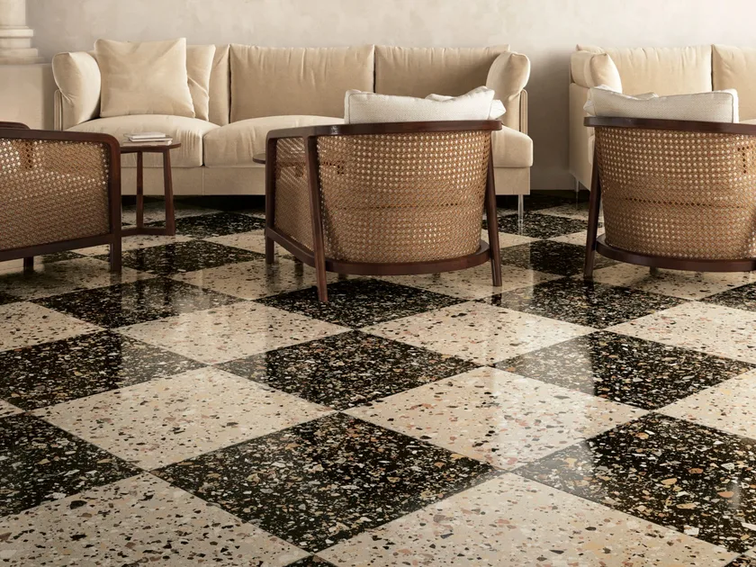 Müasir interyerdə terrazzo